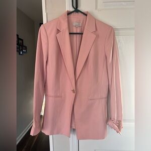 LOFT Women's Blush Pink Suit Jacket